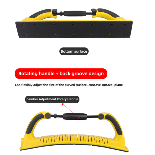 HIFESON 70x400mm Handleiding Schuurblok Schuurpapier Machine Hand Slijpen Houder Handheld Polijstmachine Schuurmachine Voor Auto hout Workig