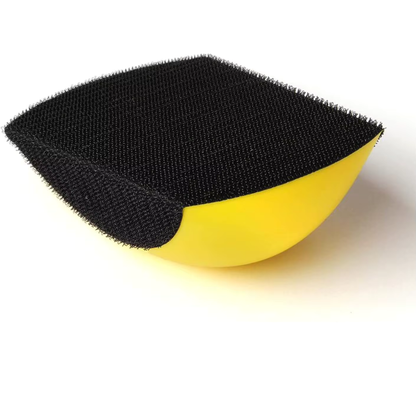 6 Inch 150 MM Hand Schuurblok PU Haak Lus/Lederen Hand Schuurgereedschap voor Klittenband Schuurpapier Automotive schuurschijf